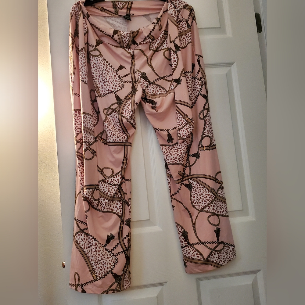 Pink and Tan Pants